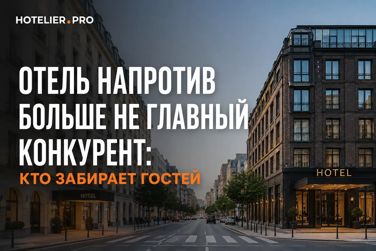 ОТЕЛЬ НАПРОТИВ БОЛЬШЕ НЕ ГЛАВНЫЙ КОНКУРЕНТ: КТО ЗАБИРАЕТ ГОСТЕЙ