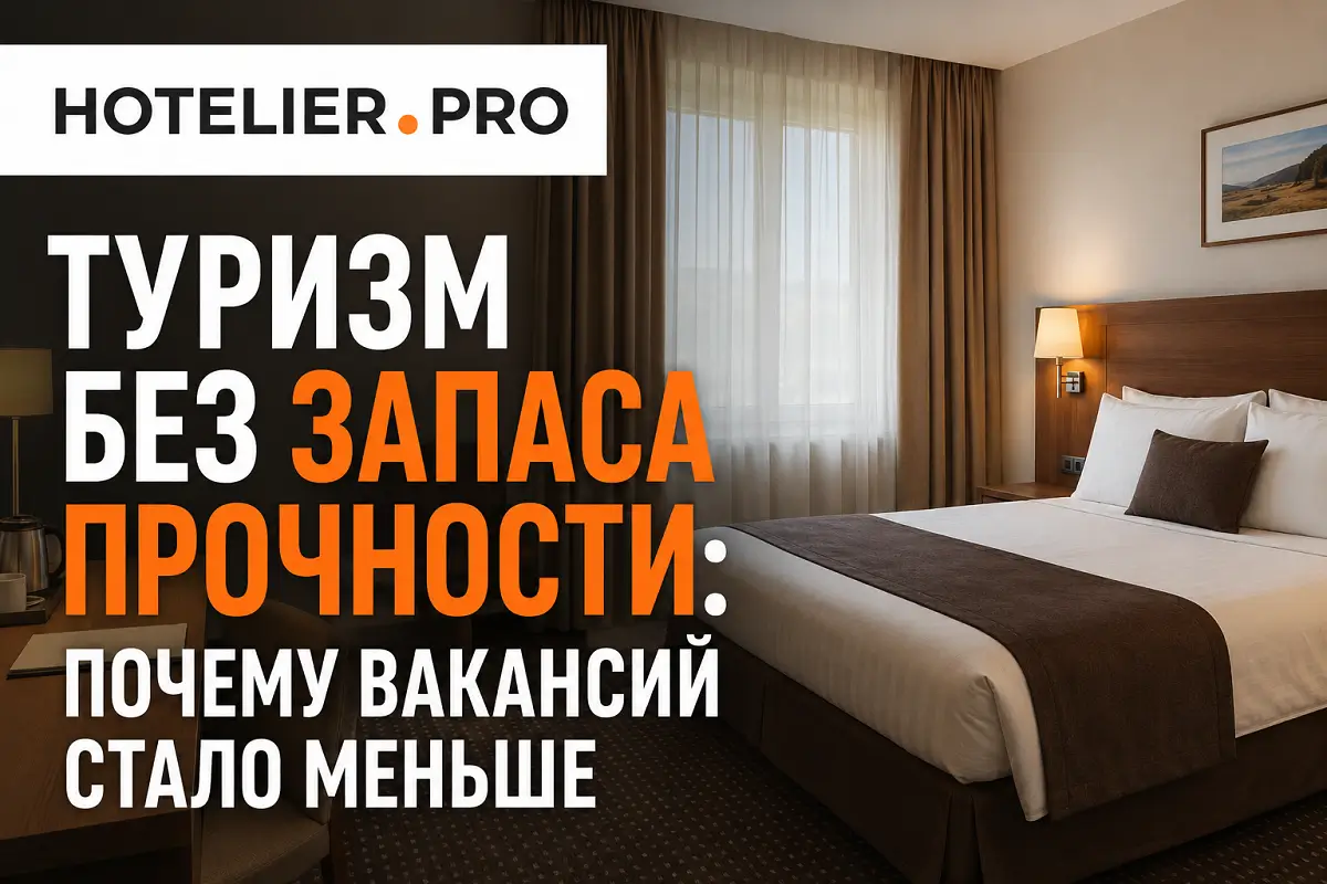 ТУРИЗМ БЕЗ ЗАПАСА ПРОЧНОСТИ: ПОЧЕМУ ВАКАНСИЙ СТАЛО МЕНЬШЕ