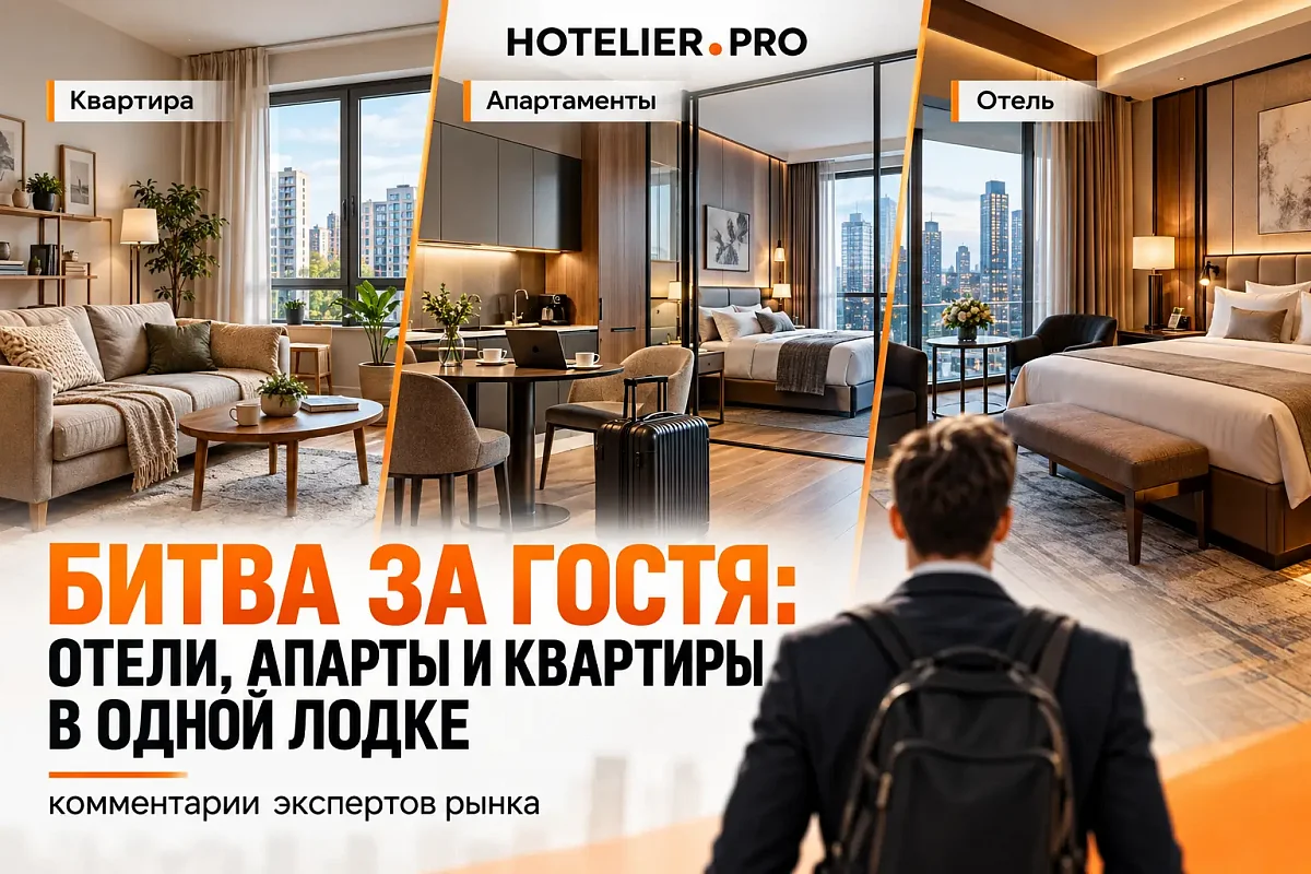 БИТВА ЗА ГОСТЯ: ОТЕЛИ, АПАРТЫ И КВАРТИРЫ В ОДНОЙ ЛОДКЕ