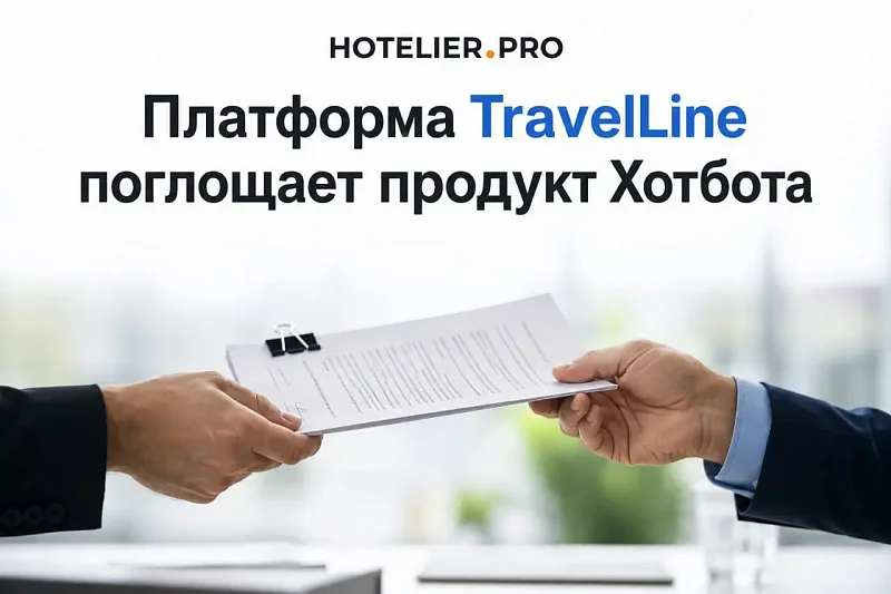ПЛАТФОРМА TRAVELLINE ПОГЛОЩАЕТ ПРОДУКТ ХОТБОТА