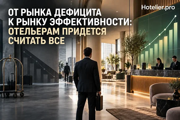 ОТ РЫНКА ДЕФИЦИТА К РЫНКУ ЭФФЕКТИВНОСТИ: ОТЕЛЬЕРАМ ПРИДЕТСЯ СЧИТАТЬ...