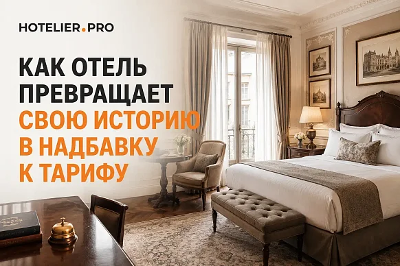 КАК ОТЕЛЬ ПРЕВРАЩАЕТ СВОЮ ИСТОРИЮ В НАДБАВКУ К ТАРИФУ