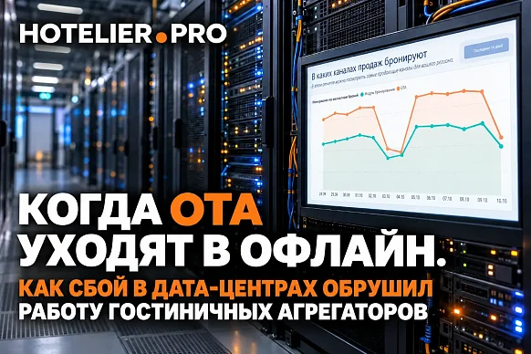 КОГДА ОТА УХОДЯТ В ОФЛАЙН. КАК СБОЙ В ДАТА-ЦЕНТРАХ ОБРУШИЛ РАБОТУ ГОСТИНИЧНЫХ...